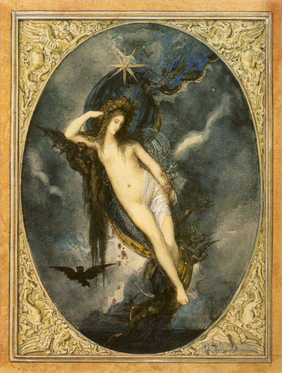 Nacht Symbolismus biblischen Gustave Moreau mythologischen Ölgemälde